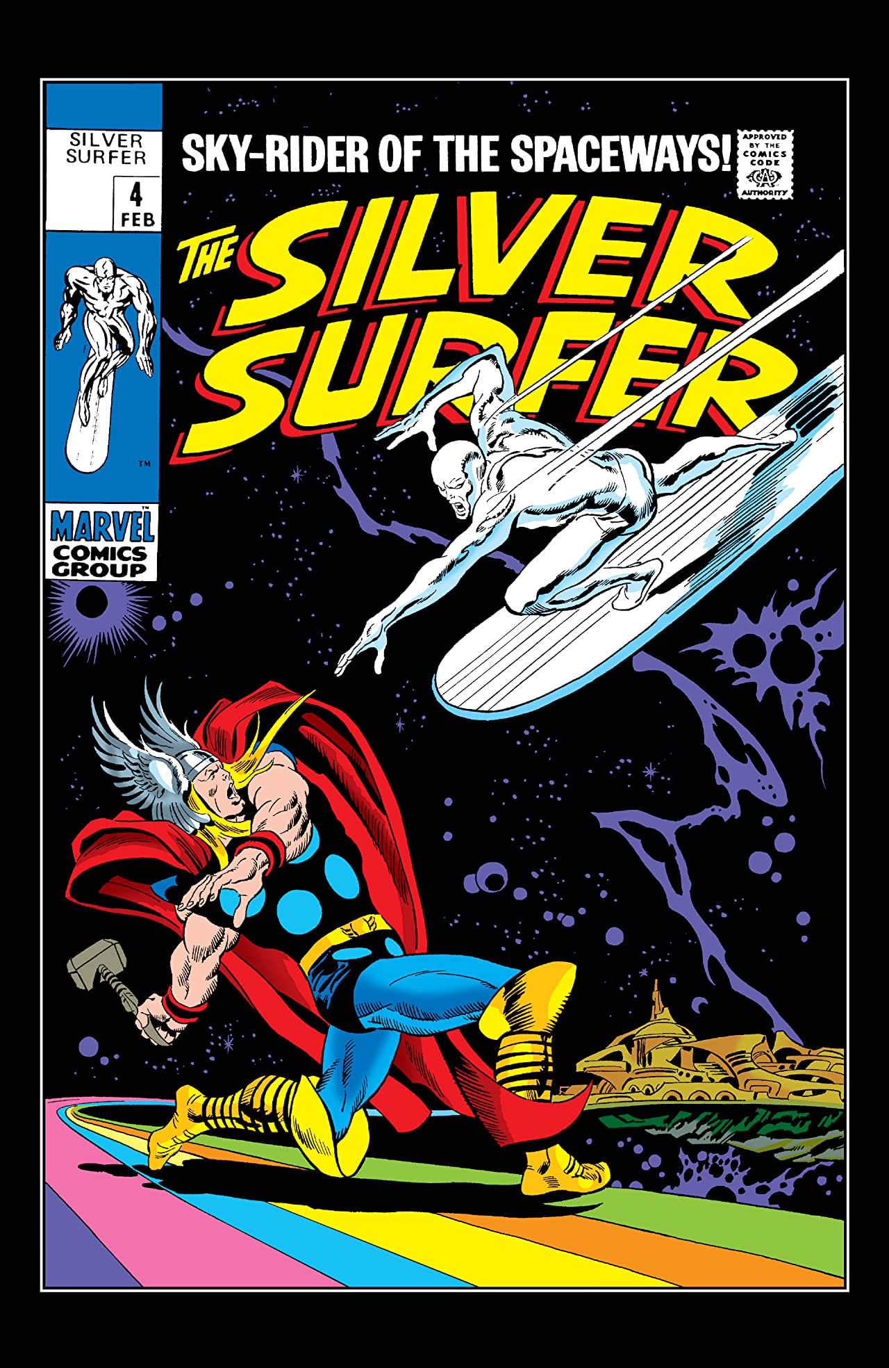 The Silver Surfer #4 cover