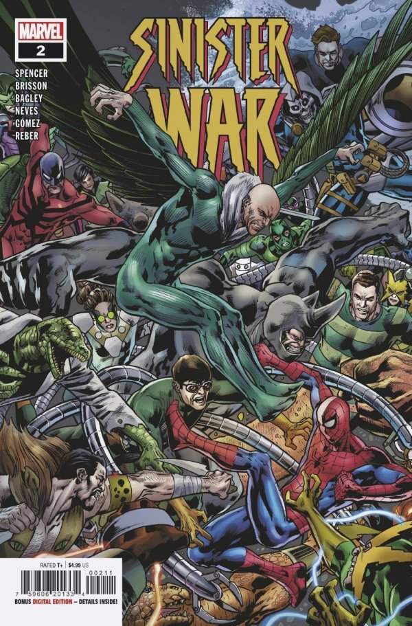 Sinister War #2 cover