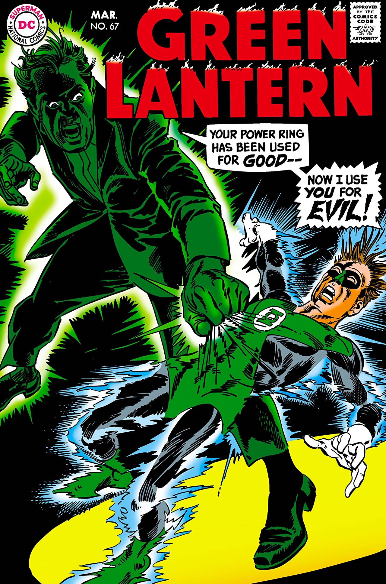 Green Lantern #67 cover