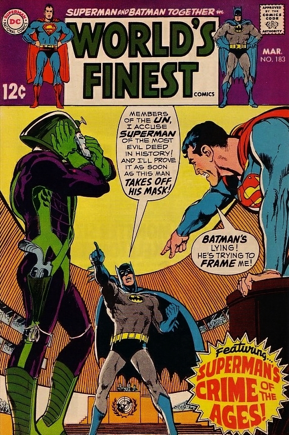 World's Finest Comics #183 cover