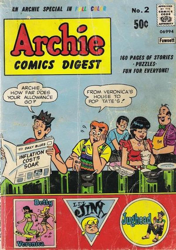 Archie Comics Digest #2 cover