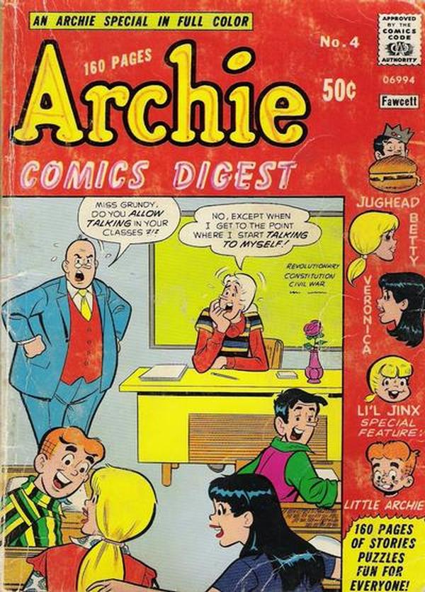Archie Comics Digest #4 cover