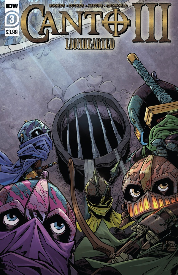 Canto III: Lionhearted #3 cover