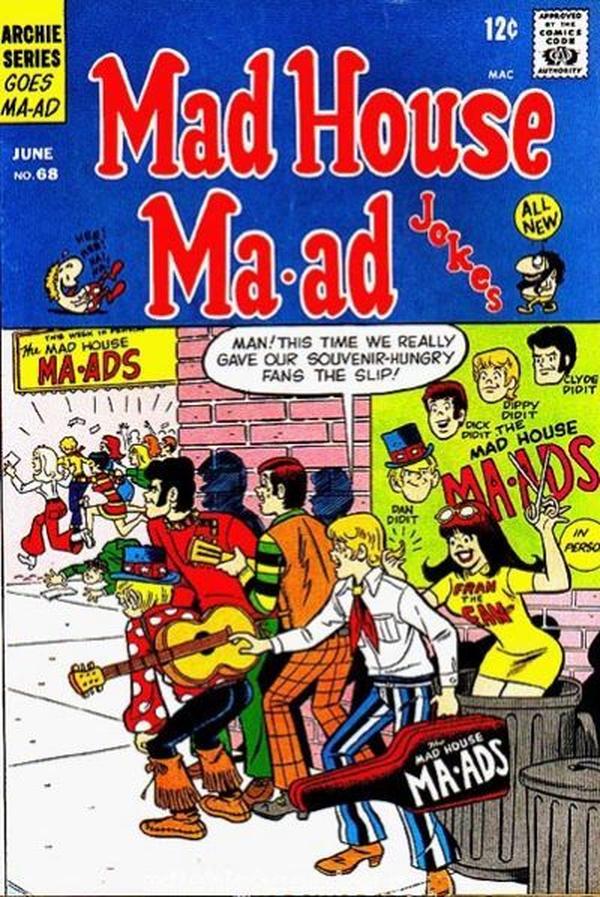 Mad House Ma-ad Jokes #68 cover