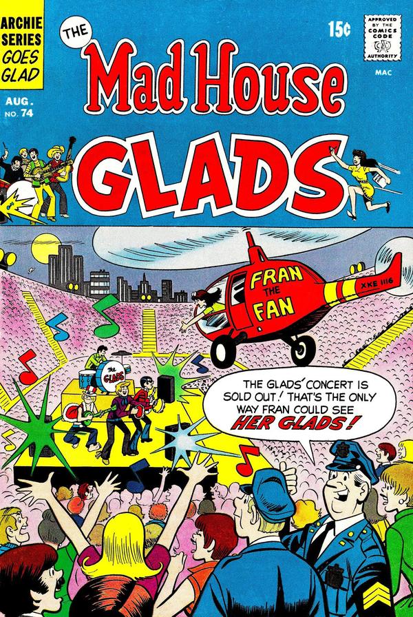 The Mad House Glads #74 cover