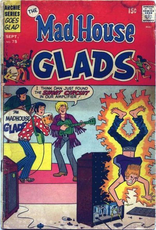 The Mad House Glads #75 cover