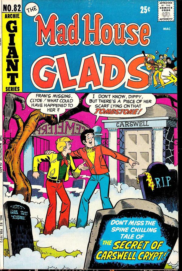 The Mad House Glads #82 cover