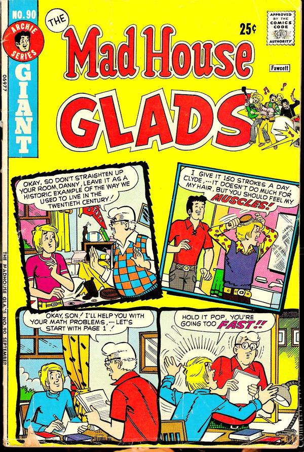 The Mad House Glads #90 cover