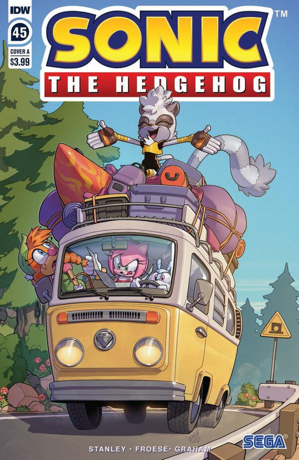 Sonic the Hedgehog #45 cover