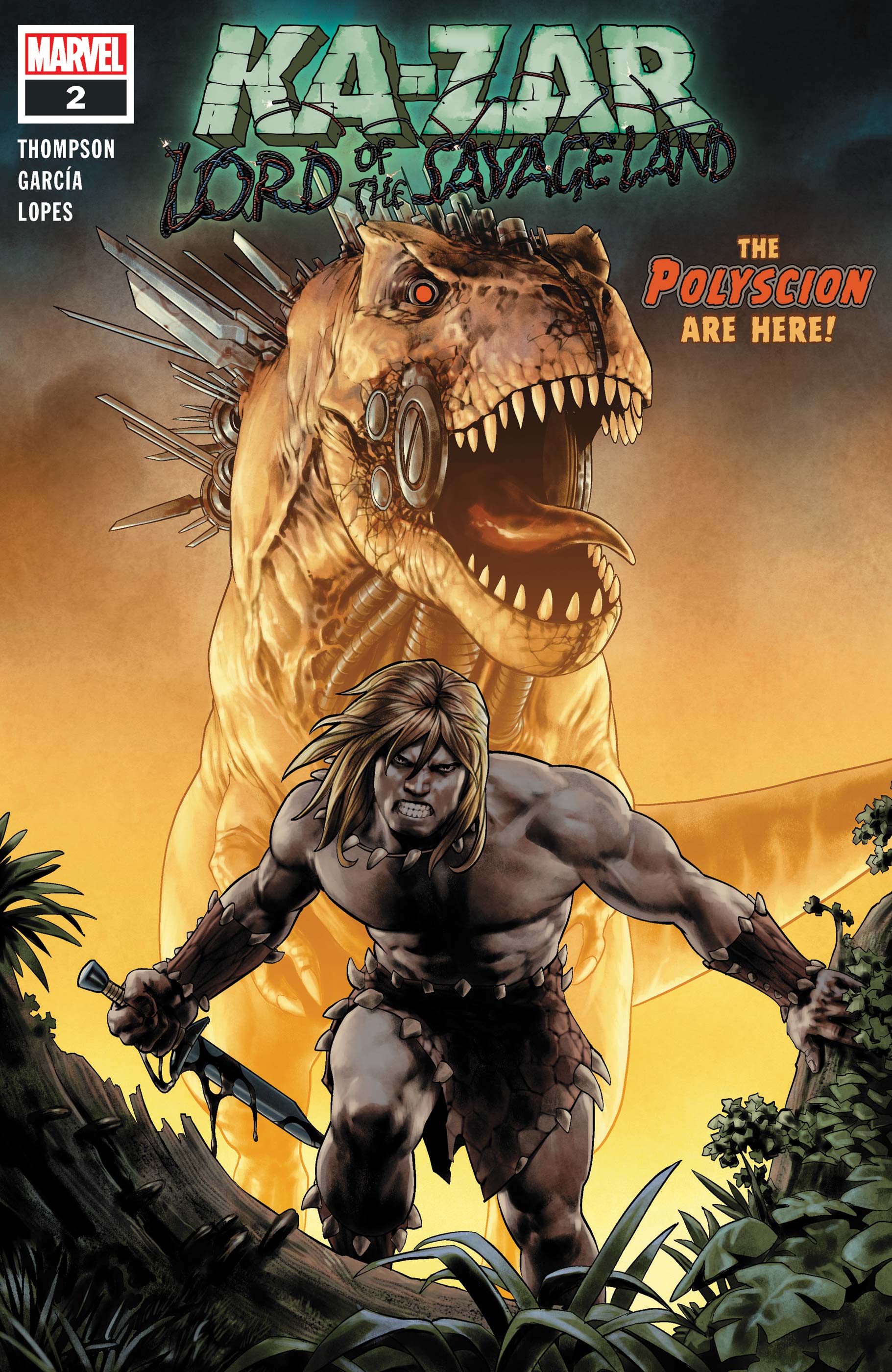 Ka-Zar Lord of the Savage Land #2 cover