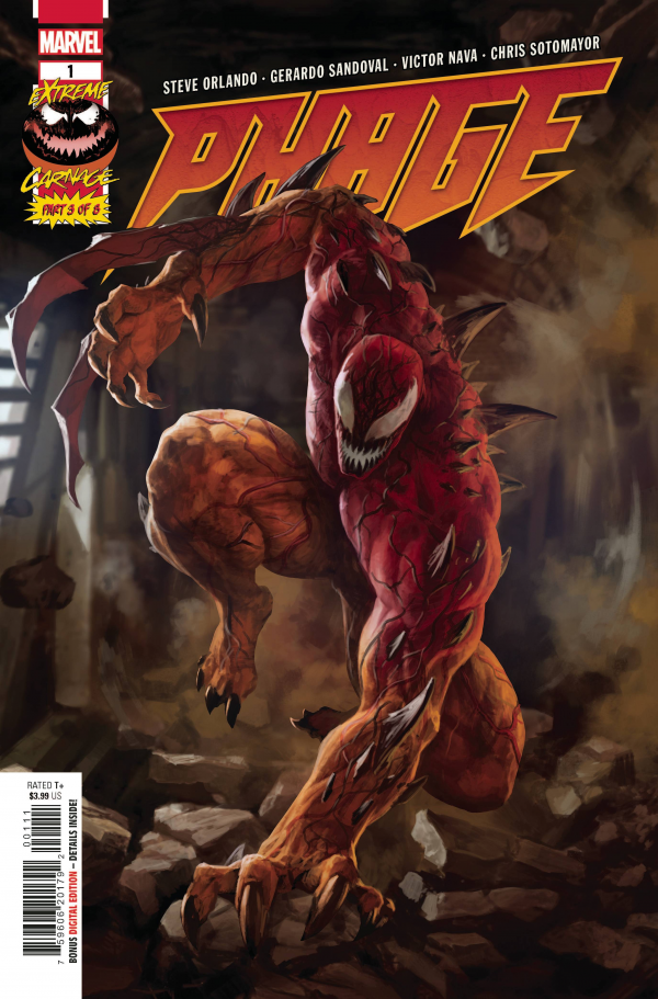 Extreme Carnage: Phage #1 cover