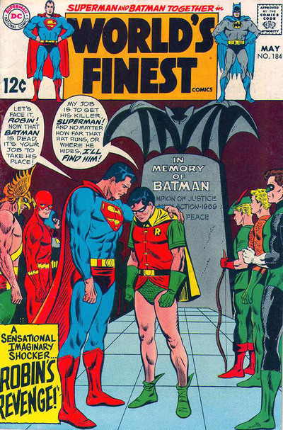 World's Finest Comics #184 cover