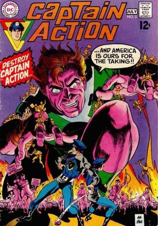 Captain Action #5 cover