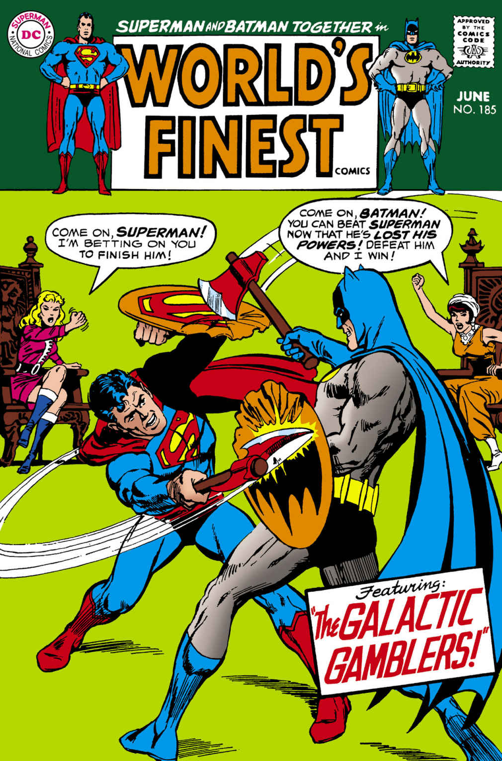 World's Finest Comics #185 cover