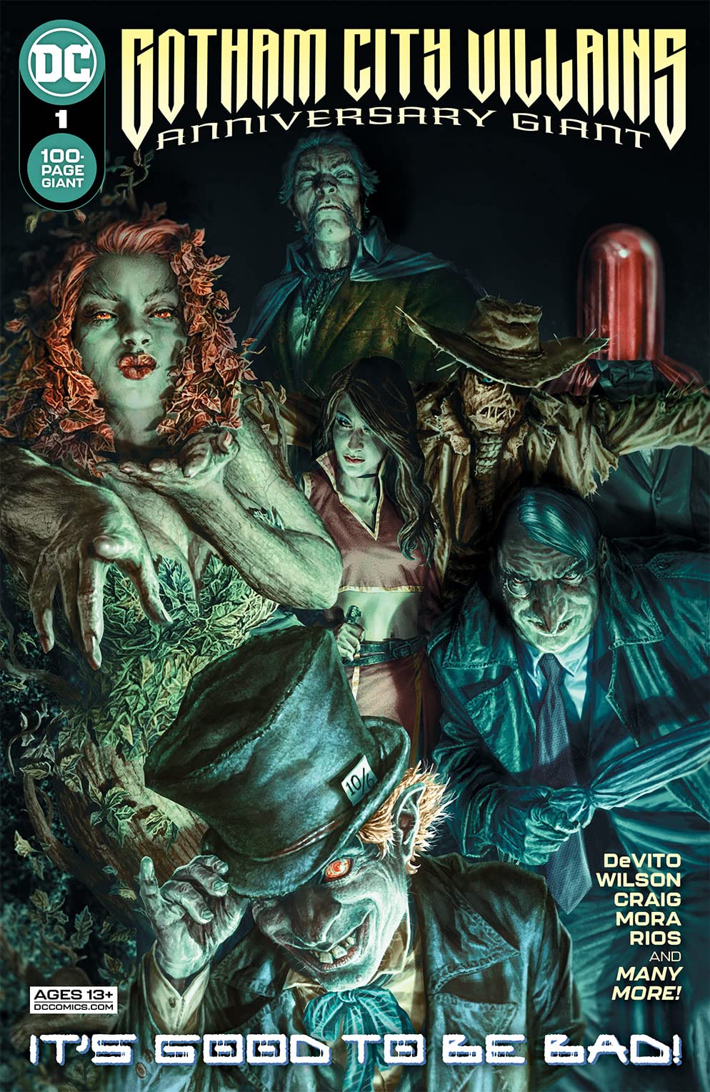 Gotham City Villains Anniversary Giant #1 cover