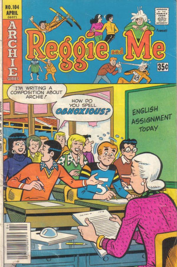 Reggie and Me #104 cover