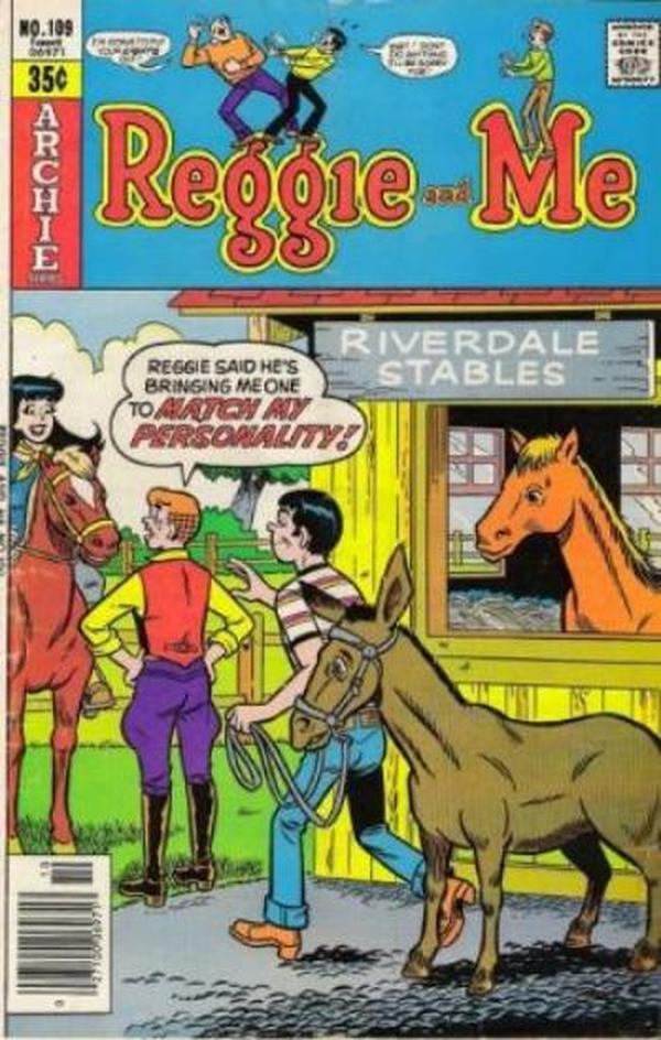 Reggie and Me #109 cover