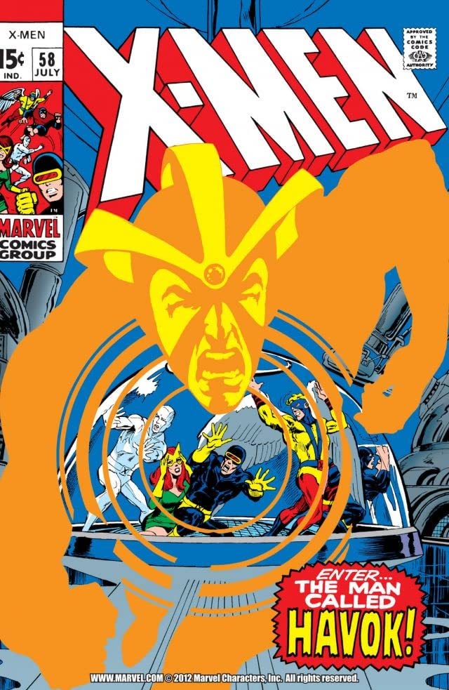 The X-Men #58 cover