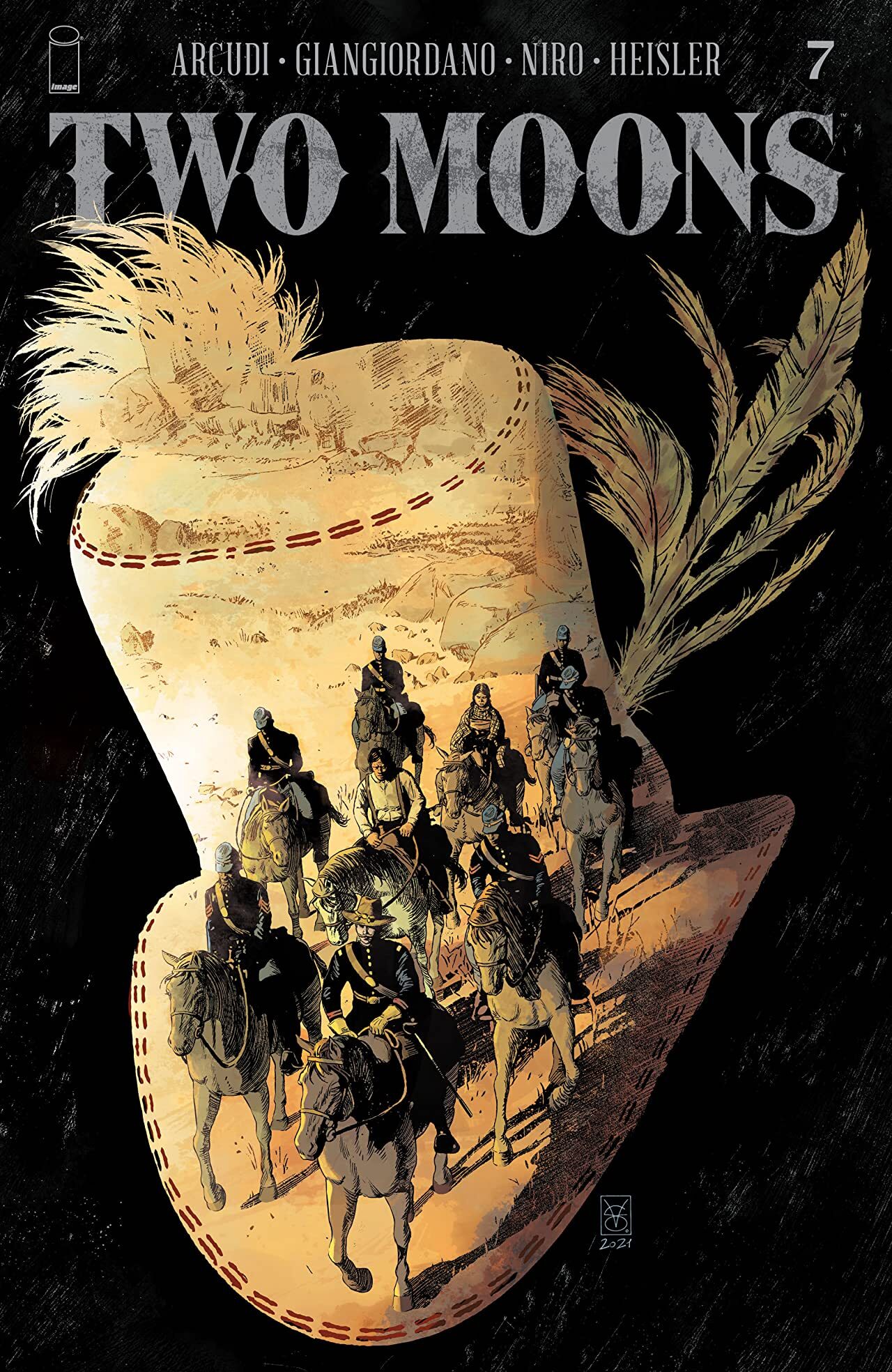 Two Moons #7 cover