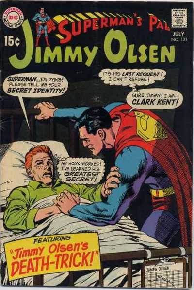 Superman's Pal, Jimmy Olsen #121 cover