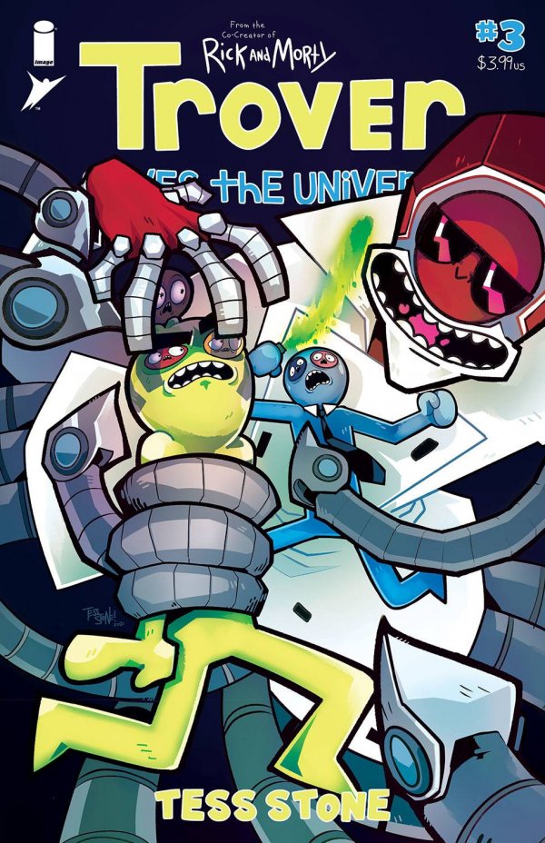 Trover Saves the Universe #3 cover
