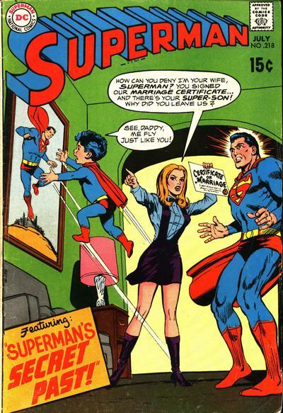 Superman #218 cover