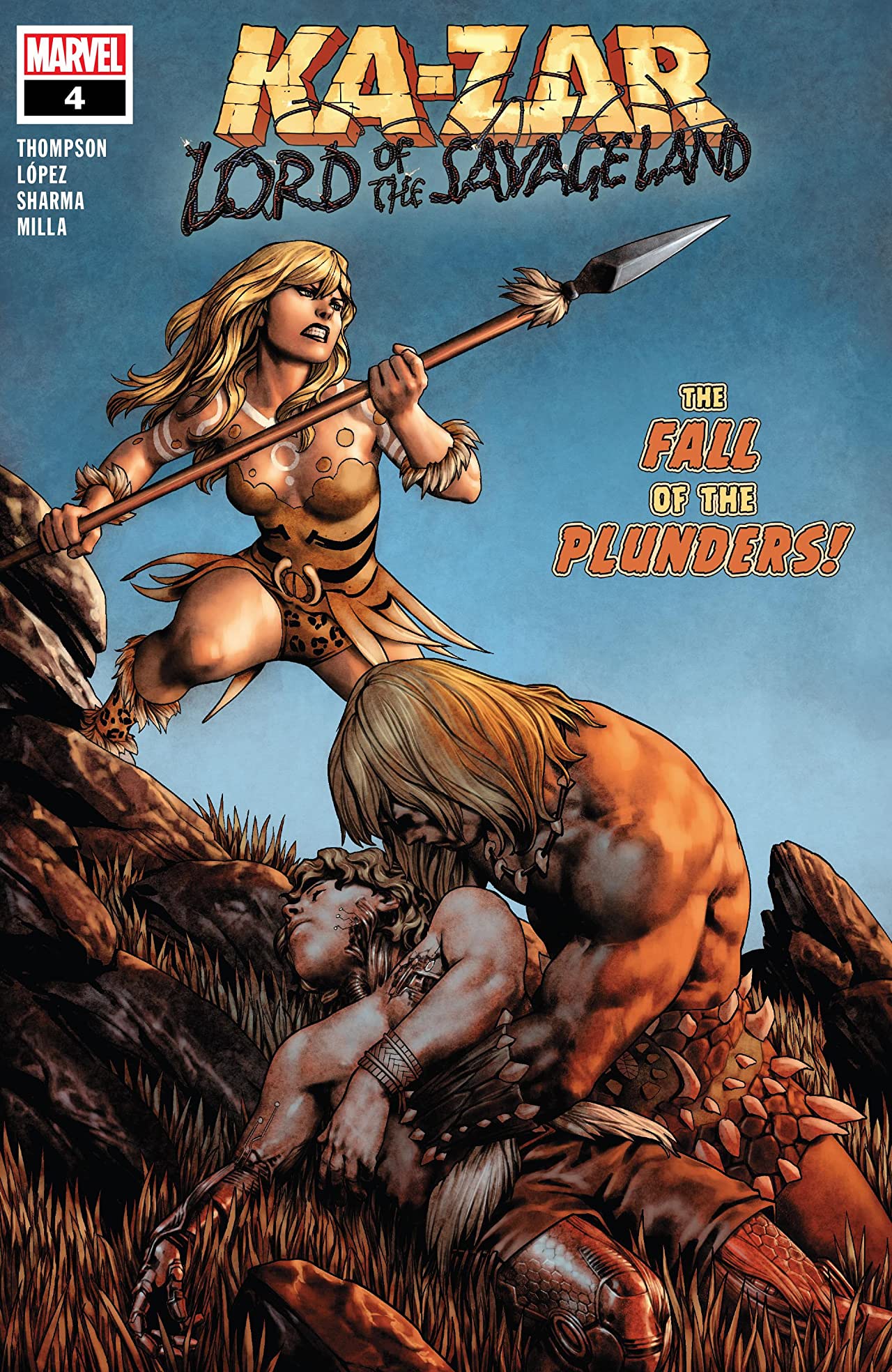 Ka-Zar Lord of the Savage Land #4 cover