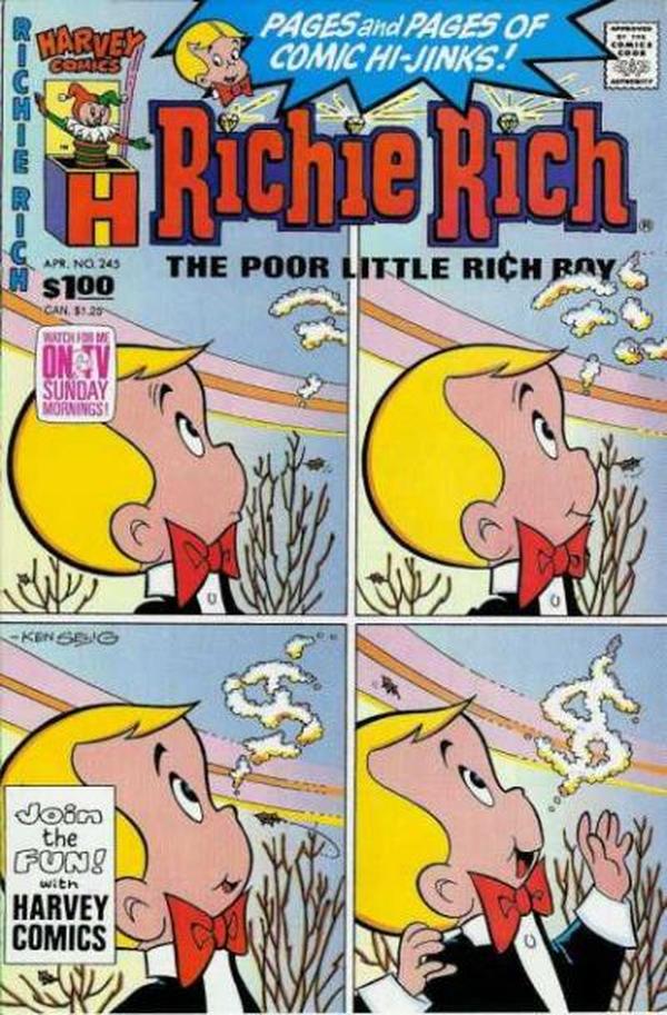 Richie Rich #245 cover
