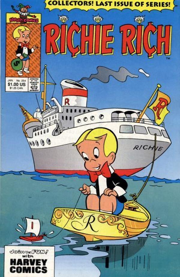 Richie Rich #254 cover