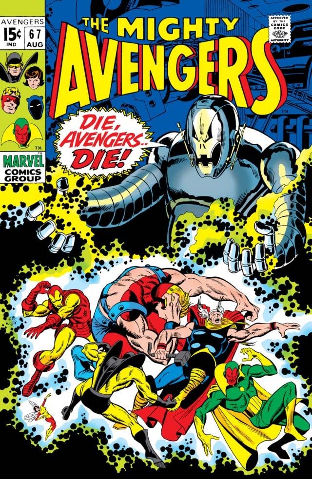 The Avengers #67 cover