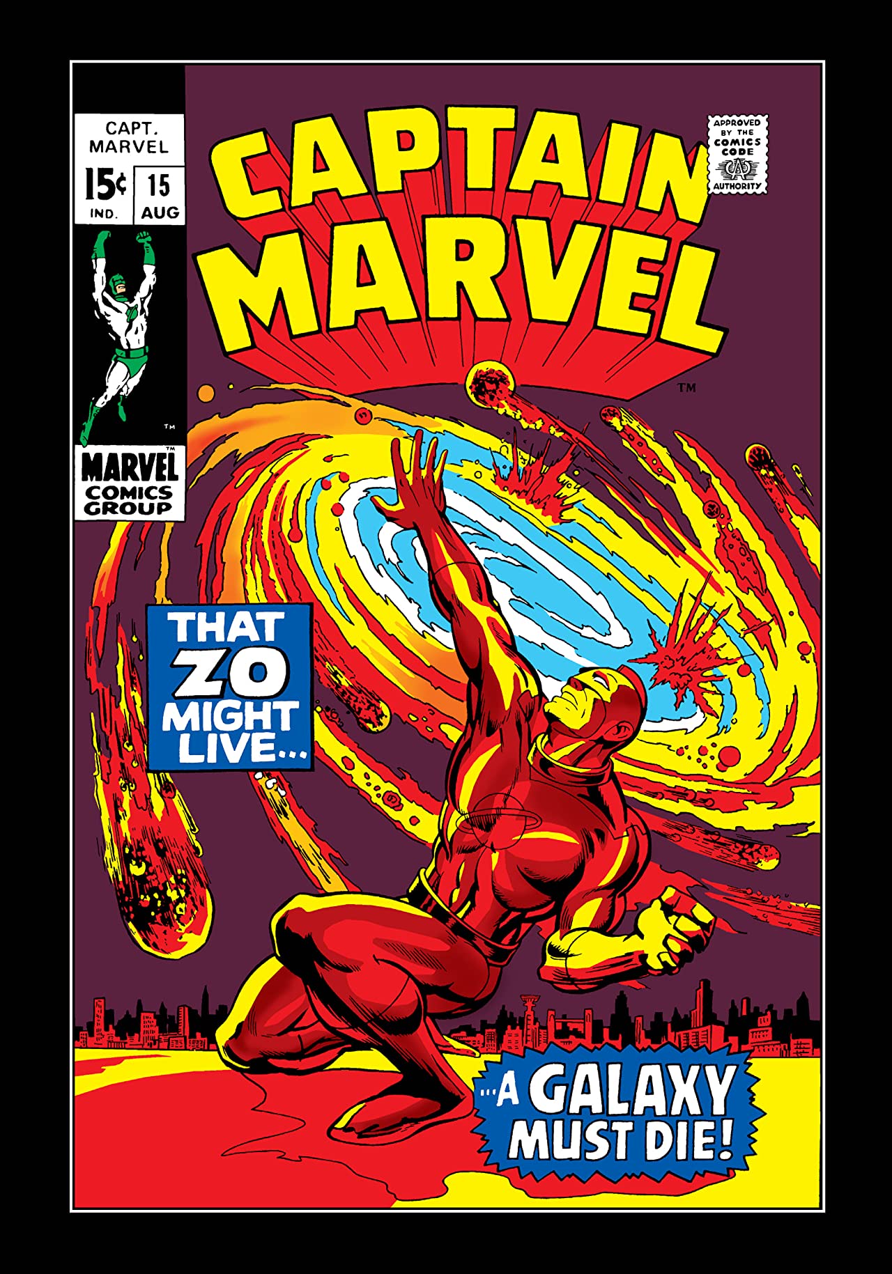 Captain Marvel #15 cover