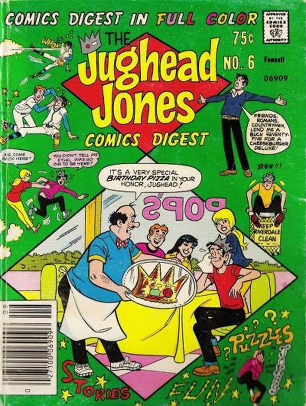 The Jughead Jones Comics Digest #6 cover