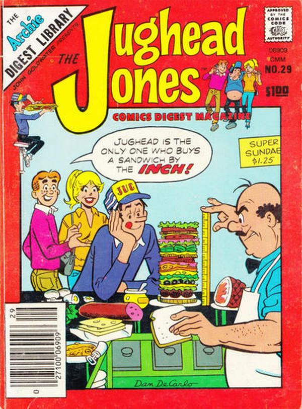 The Jughead Jones Comics Digest #29 cover