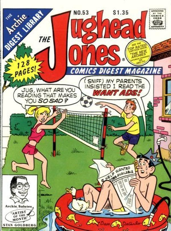 The Jughead Jones Comics Digest #53 cover
