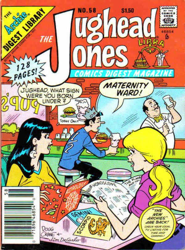 The Jughead Jones Comics Digest #58 cover