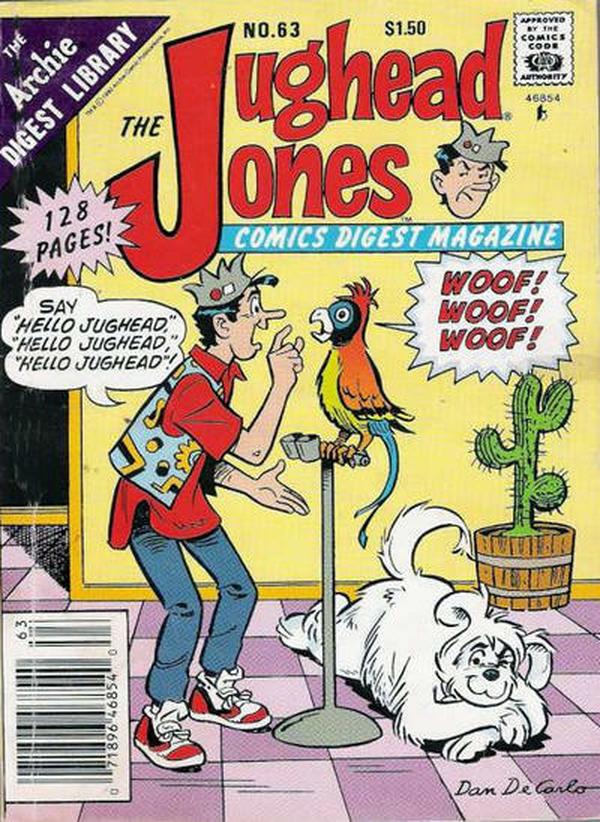 The Jughead Jones Comics Digest #63 cover
