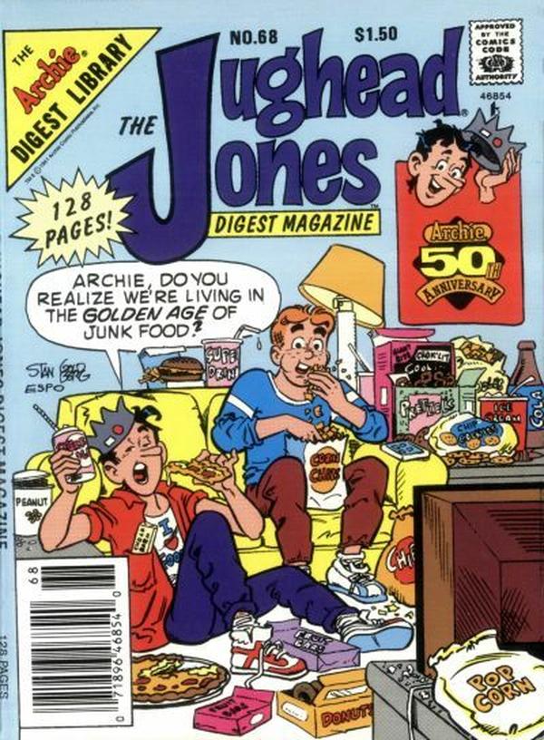The Jughead Jones Comics Digest #68 cover