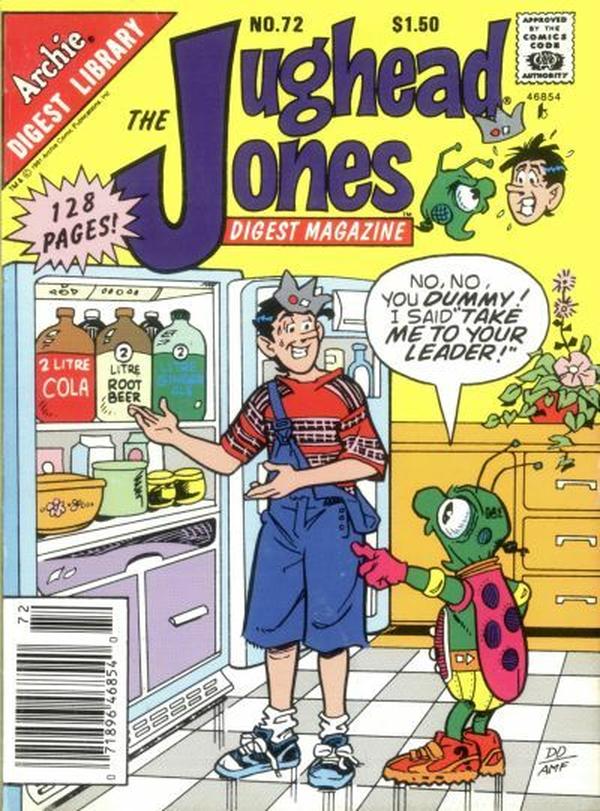 The Jughead Jones Comics Digest #72 cover