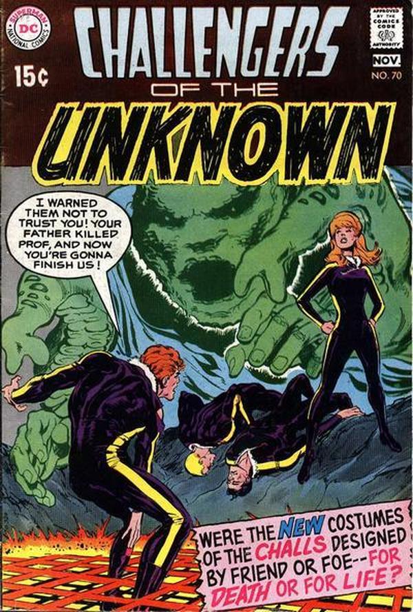 Challengers of the Unknown #70 cover