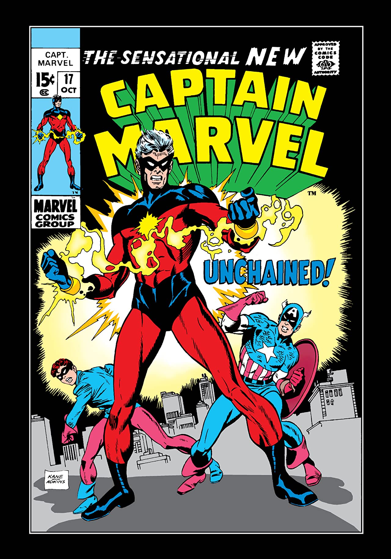 Captain Marvel #17 cover