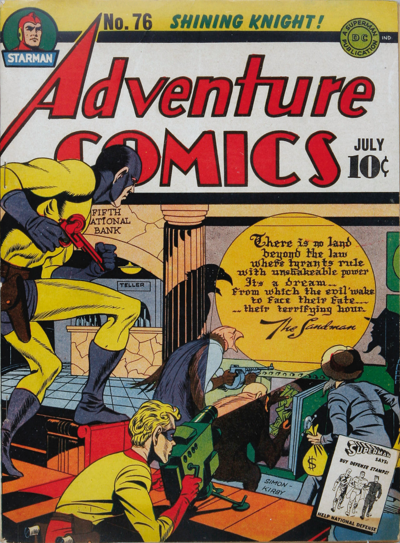 Adventure Comics #76 cover