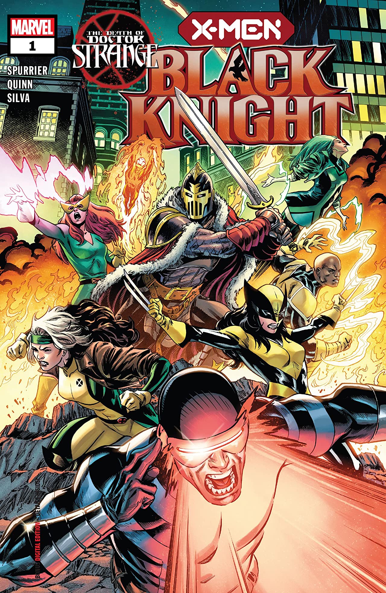 Death of Doctor Strange: X-Men / Black Knight #1 cover