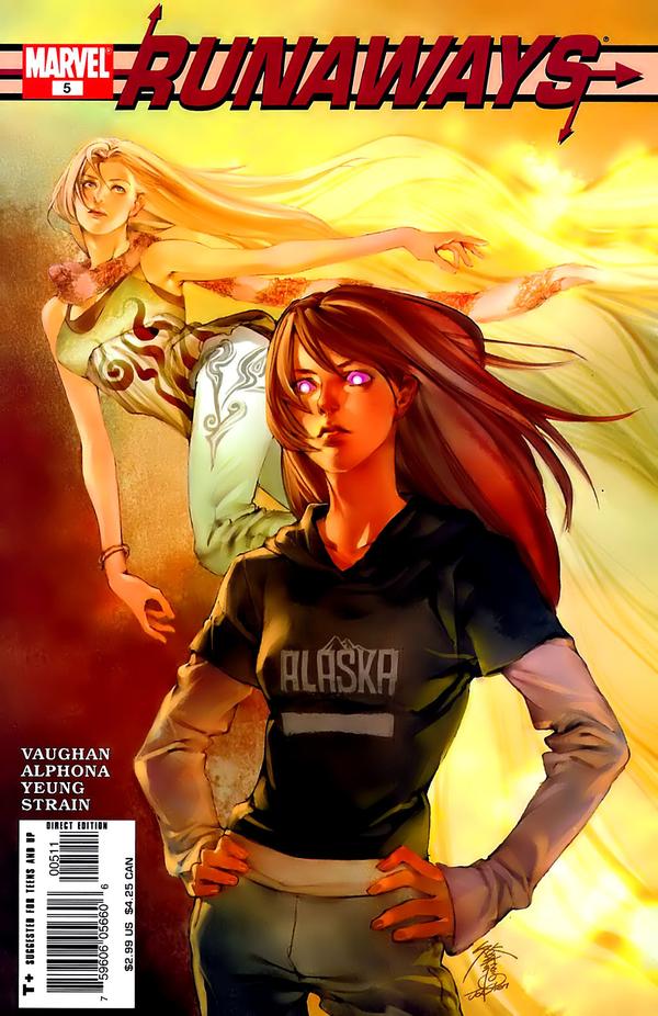Runaways #5 cover