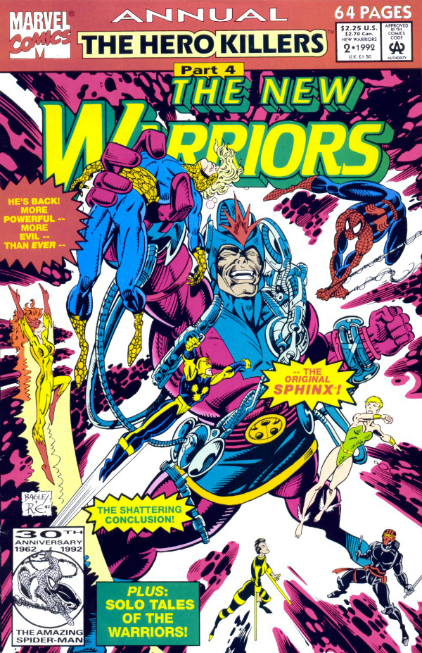 The New Warriors Annual #2 cover