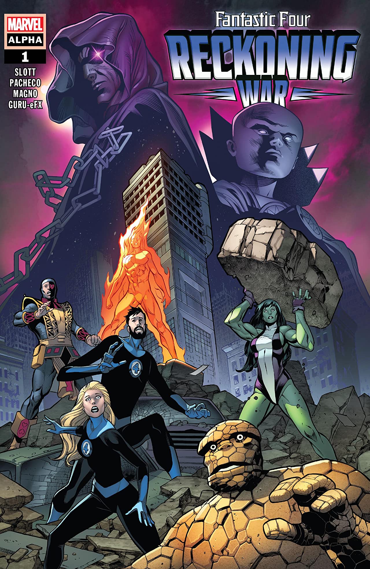 Fantastic Four: Reckoning War Alpha #1 cover