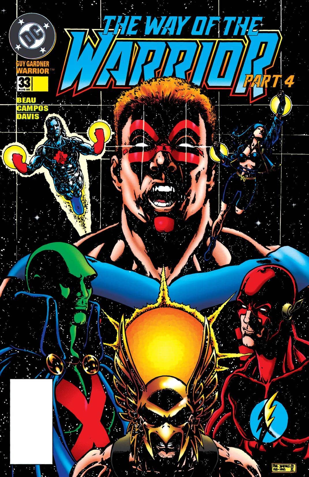 Guy Gardner: Warrior #33 cover