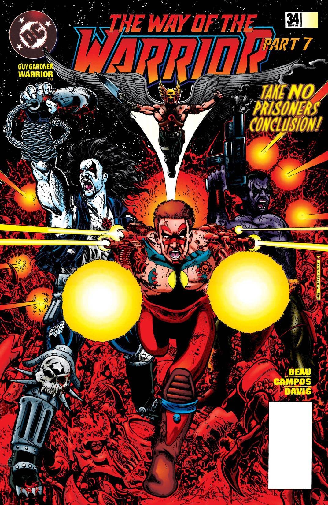 Guy Gardner: Warrior #34 cover