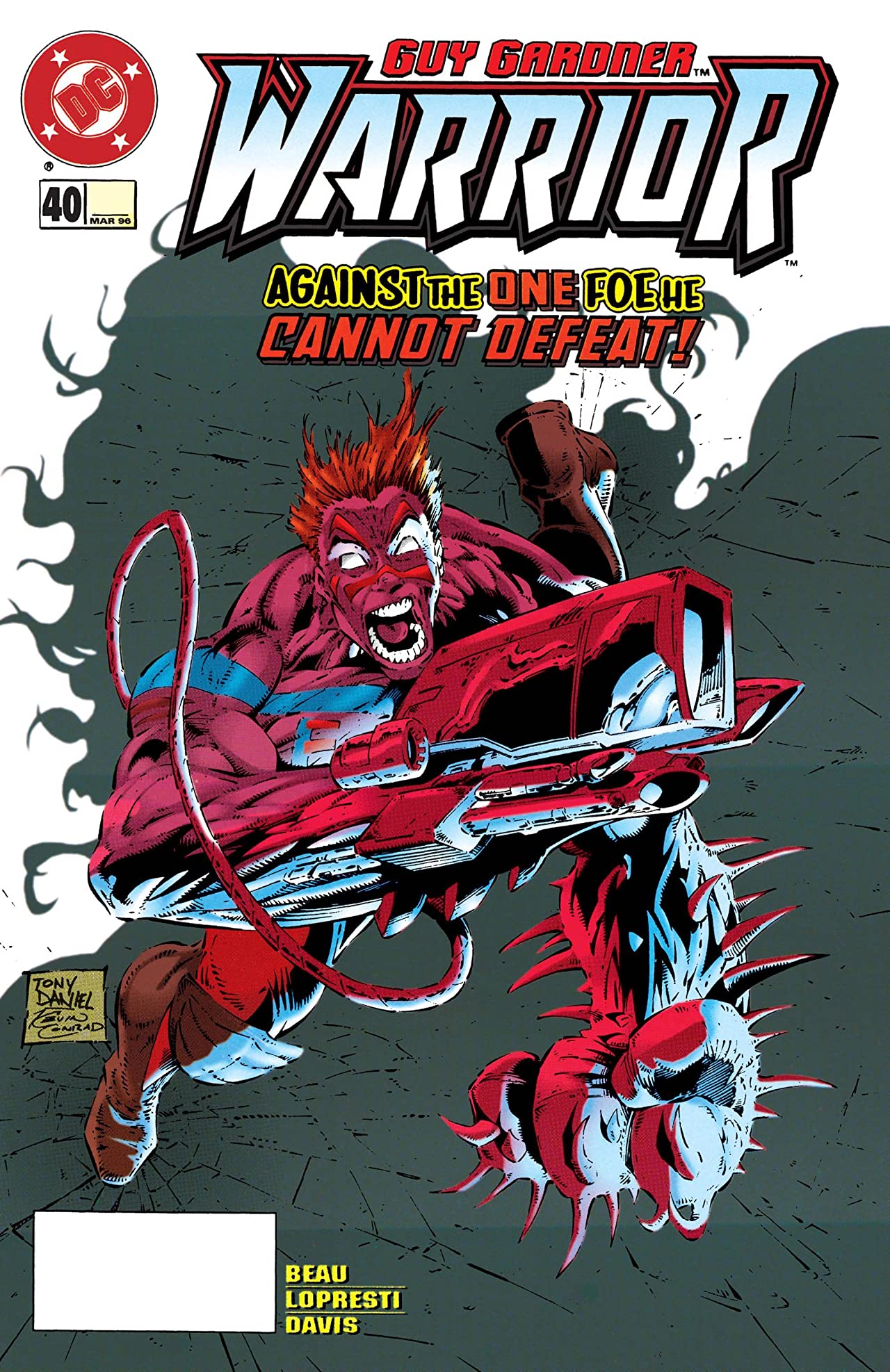 Guy Gardner: Warrior #40 cover