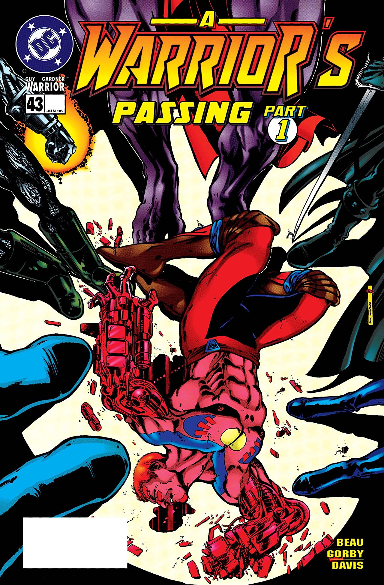 Guy Gardner: Warrior #43 cover