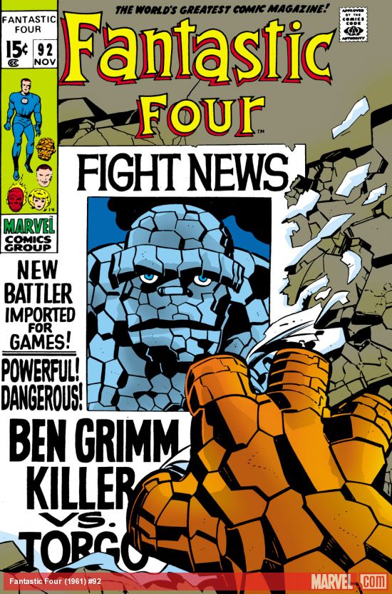 Fantastic Four #92 cover
